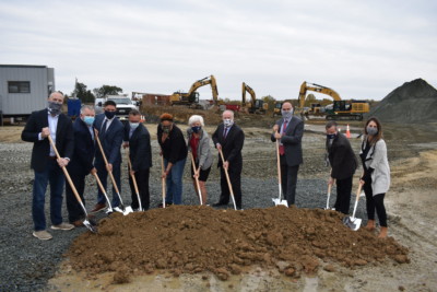 Merritt Properties LLC Executives and Stafford County Leaders break ground