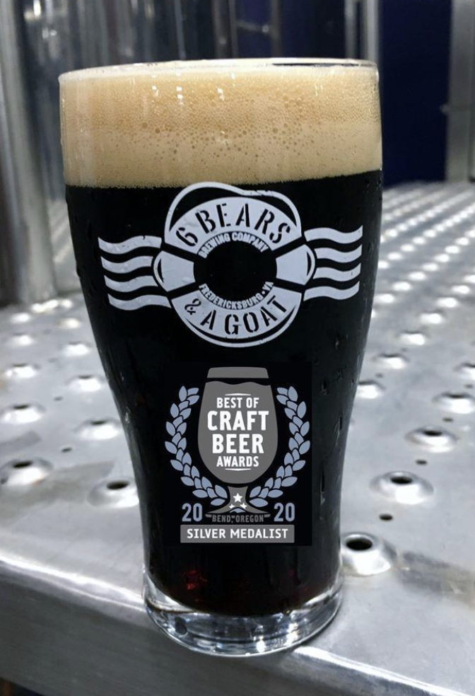 6 Bears & A Goat Wins Silver in Best of Craft Beer Competition