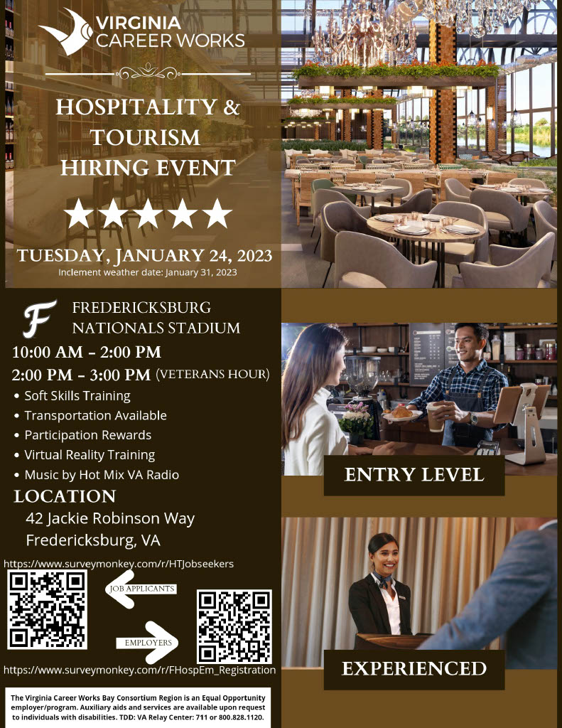 Hospitality & Tourism Hiring Event