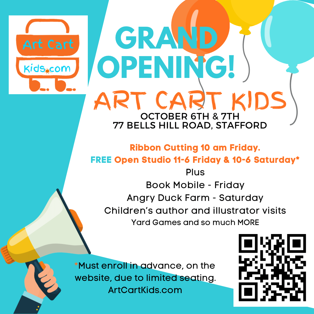 Art Cart Kids Enrichment Studio Grand Opening Weekend