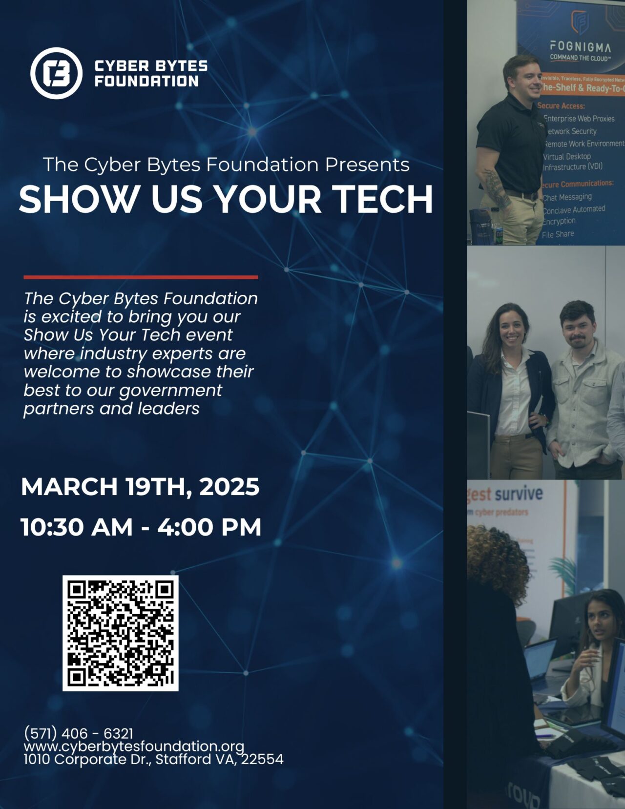 Cyber Bytes Foundation's Show Us Your Tech Event - Go Stafford Virginia