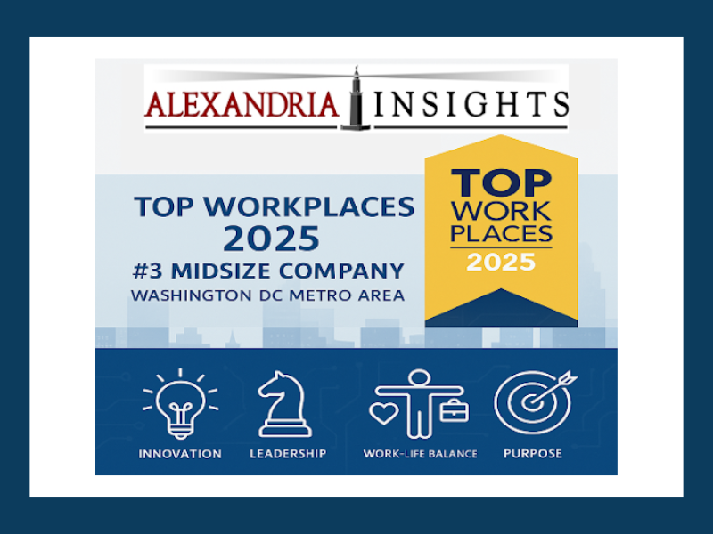 Alexandria Insights Named One of The Washington Post’s 2025 Top Workplaces in the Washington DC Metro Area