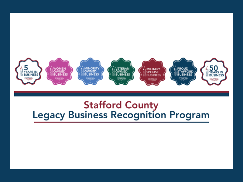 Stafford County Launches Legacy Business Recognition Program