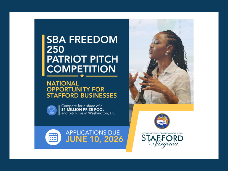 SBA Patriot Pitch Competition Offers National Opportunity for Stafford Businesses