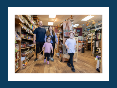 tourist shopping in local stafford business