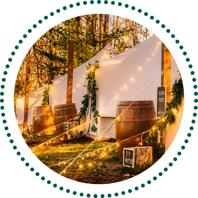 Outdoor holiday market